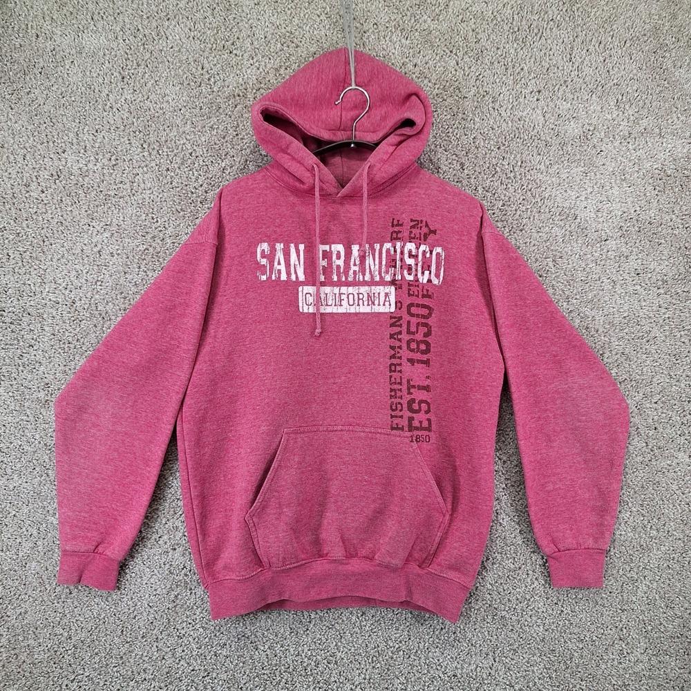 TEEMAX Hoodie Adult Medium San Francisco California Graphic Souvenir Gorpcore